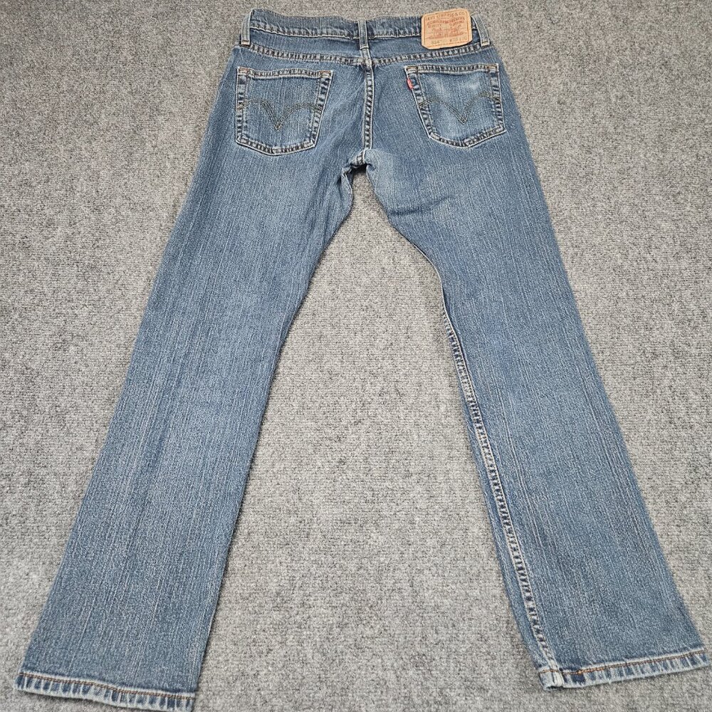 Levis 514 Jeans W30 L30 Slim Straight Blue Denim Y2K Made in Colombia - Picture 3 of 8